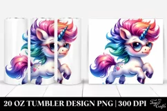 Running Baby Unicorn Tumbler Product Image 1