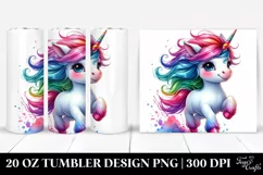 Running Baby Unicorn Tumbler Product Image 1