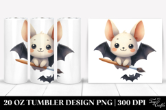 Funny Bat Image, 20 Oz Tumbler Product Image 1