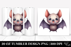Funny Bat Image, 20 Oz Tumbler Product Image 1