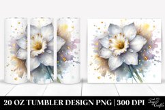 Shiny Narcissus Golden Tumbler Product Image 1