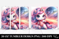 Baby Unicorn Hero Distant Mystical Planet | 20 Oz Tumbler Product Image 1