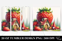 Gnome Strawberry | 20 oz Tumbler Product Image 1