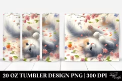 Spring Petals Cat Tumbler | 20 oz Tumbler Product Image 1