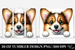 Cute Crazy Pembroke Welsh Corgi | 20 Oz Tumbler Product Image 1