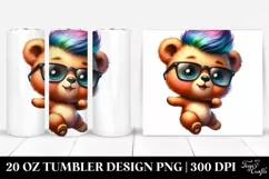 Vibrant Baby Bear | 20 oz Tumbler Product Image 1