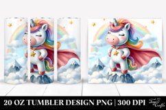 Cute Unicorn Hero Airy Mountaintop | 20 Oz Tumbler Product Image 1