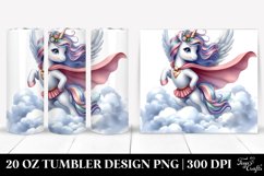 Cute Unicorn Hero Airy Mountaintop | 20 Oz Tumbler Product Image 1