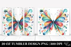 Colorful Butterfly | 20 Oz Tumbler Product Image 1