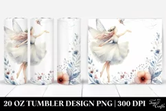 Dancing Whimsical Fairy Art, High-Quality 20 Oz Tumbler Product Image 1