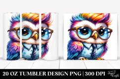 Cute Baby Owl in Fun Attire Product Image 1