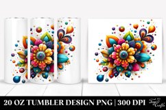 Colorful Flower | 20 Oz Tumbler Product Image 1