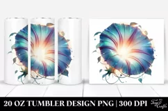 Shiny Morning Glory | 20 Oz Tumbler Product Image 1