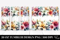 Horizontal Lily Frame, High Quality Product Image 1