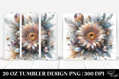 Golden Marble Shiny Tumbler Product Image 1