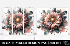 Golden Marble Shiny Tumbler Product Image 1