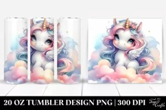 Dreamy Unicorn Sky Palace | 20 Oz Tumbler Product Image 1