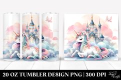 Serene Unicorn Sky Palace | 20 Oz Tumbler Product Image 1