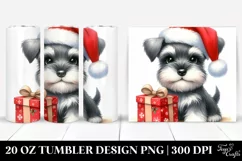 Expressive Miniature Schnauzer Baby Watercolor 20 Oz Tumbler Product Image 1