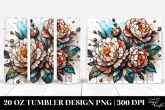 Detailed Wooden Stained Tumbler Product Image 1