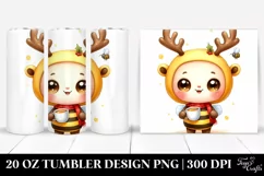 Expressive Bee Baby Watercolor 20 Oz Tumbler Product Image 1