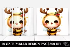 Expressive Bee Baby Watercolor 20 Oz Tumbler Product Image 1