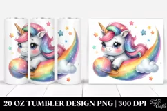 Magical Comet Unicorn | 20 Oz Tumbler Product Image 1
