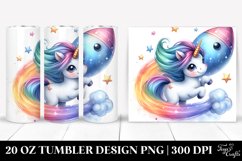 Pastel Unicorn Playful Comet Tumbler Product Image 1