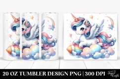 Dreamy Comet Unicorn | 20 Oz Tumbler Product Image 1