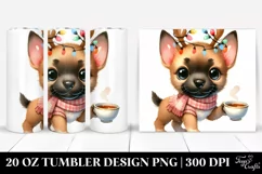 Expressive Malinois Baby Watercolor 20 Oz Tumbler Product Image 1
