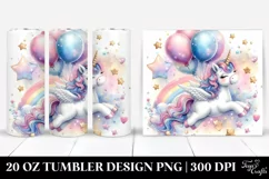 Dreamy Star Unicorn | 20 Oz Tumbler Product Image 1