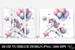 Magical Star Unicorn | 20 Oz Tumbler Product Image 1
