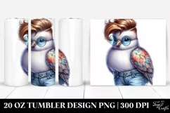 Baby Dove Posing with Jeans | 20 oz Tumbler Product Image 1