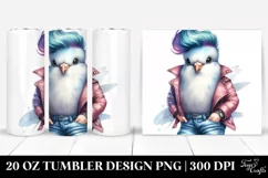 Vibrant Baby Dove Posing | 20 Oz Tumbler Product Image 1