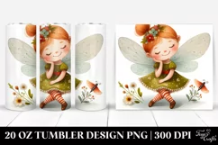 Simple Retro Funny Fairy | 20 oz Tumbler Product Image 1