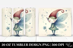 Simple Retro Funny Fairy | 20 oz Tumbler Product Image 1