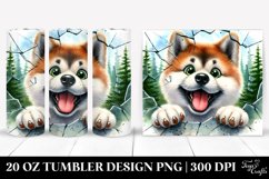 Cute Crazy Akita | 20 Oz Tumbler Product Image 1