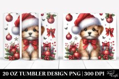 Festive Dog with Christmas Decor, 20 Oz Tumbler Product Image 1