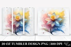 splash,Abstract Daffodil,20 oz Tumbler Product Image 1