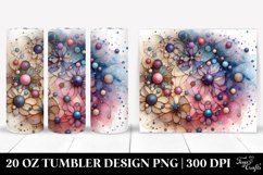 Cosmos Watercolor Splash 20 oz Tumbler Product Image 1