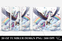 Pastel Unicorn Rainbow Fantasy | 20 Oz Tumbler Product Image 1