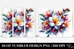 Glossy Freesia | 20 Oz Tumbler Product Image 1