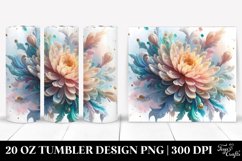 Glossy Chrysanthemum Clipart 20 Oz Tumbler Product Image 1