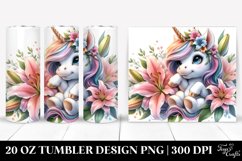 Baby Unicorn Lily | 20 oz Tumbler Product Image 1