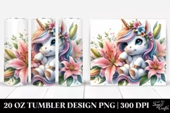 Baby Unicorn Lily | 20 oz Tumbler Product Image 1