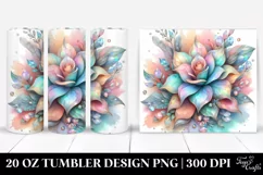 Abstract Vibrant Pastel Gardenia Diamonds Glossy | 20 oz Product Image 1