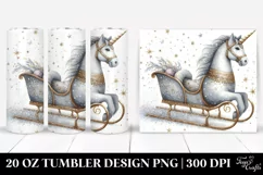 Washed Watercolor Sled 20 Oz Tumbler Product Image 1