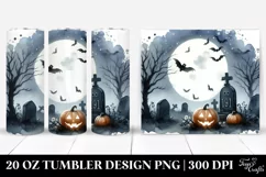 Halloween Scene,20 oz Tumbler Product Image 1