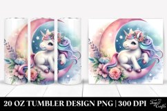 Hidden Moon Unicorn Pirouetting | 20 Oz Tumbler Product Image 1