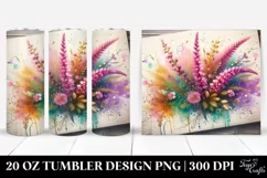 Heather Wooden Background | 20 Oz Tumbler Product Image 1